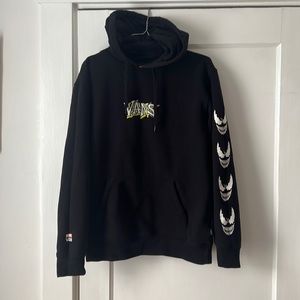 Vans Men's marvel, black sweatshirt in size small